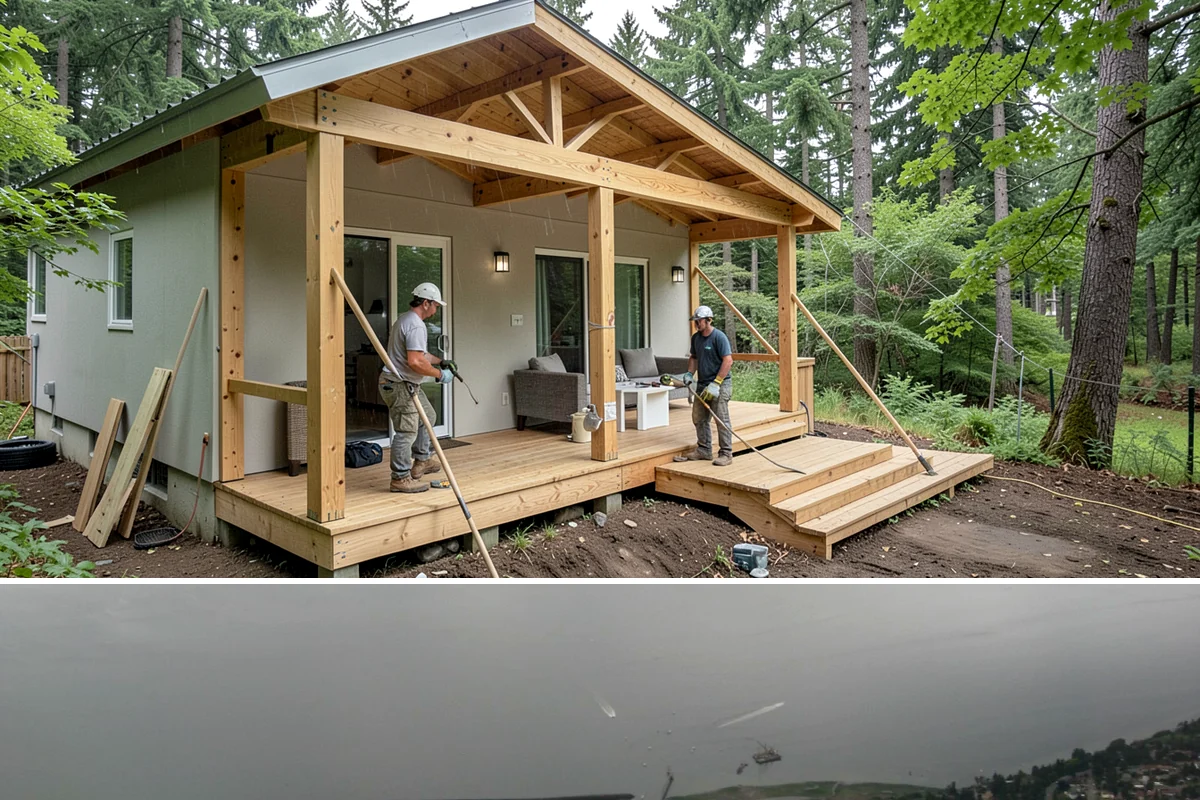 Glass Enclosure Installation in Des Moines, King County, WA - We install and seal glass enclosures during dry stretches to lock out moisture from the start.
