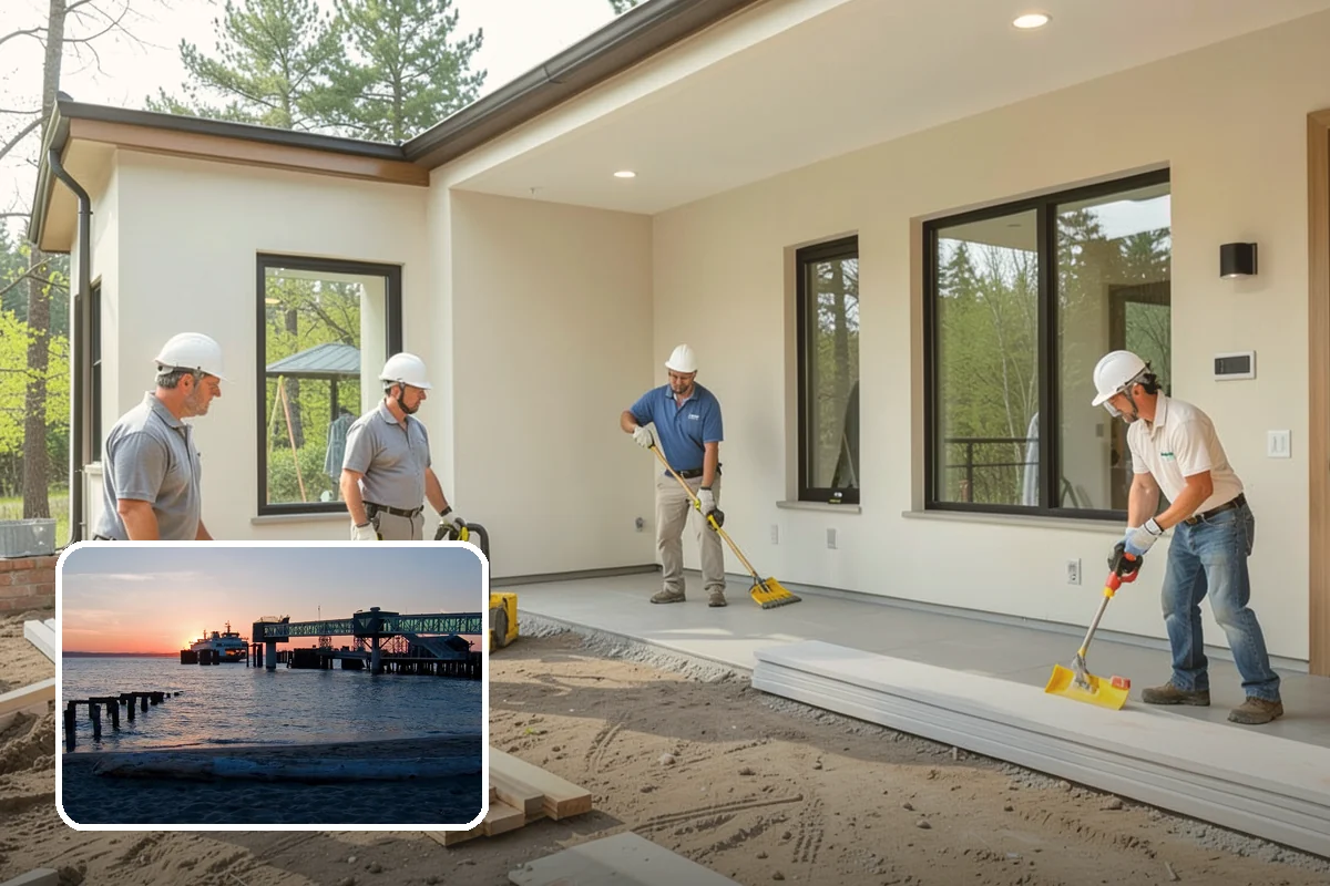 Glass Enclosure Installation in Edmonds, Snohomish County, WA - Wind and rain protection with open views