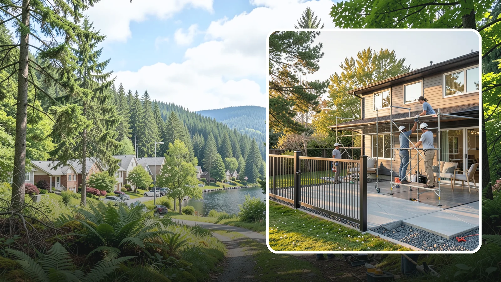 Glass Enclosure Installation in Lake Forest Park, King County, WA - Installation of glass panel systems that enclose patios, porches, or entryways.
