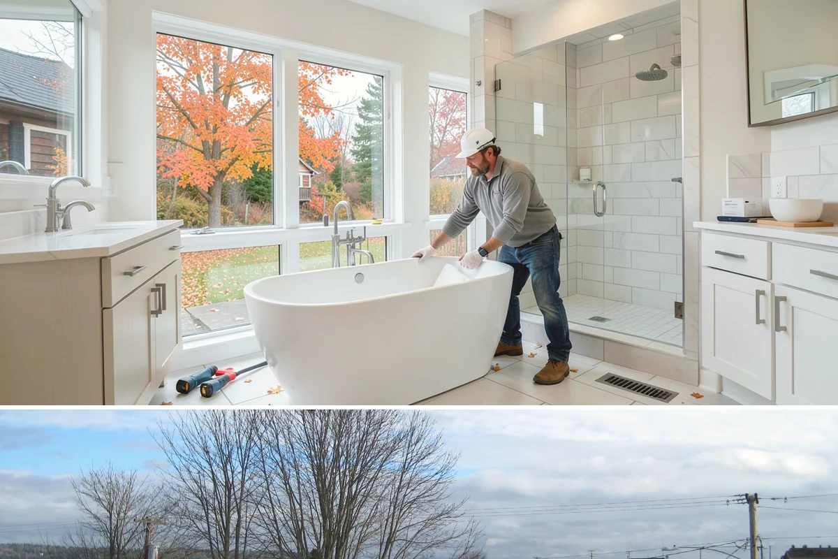 Glass Enclosure Installation in Langley, Island County, WA - We install and seal glass enclosures during dry stretches to lock out moisture from the start.