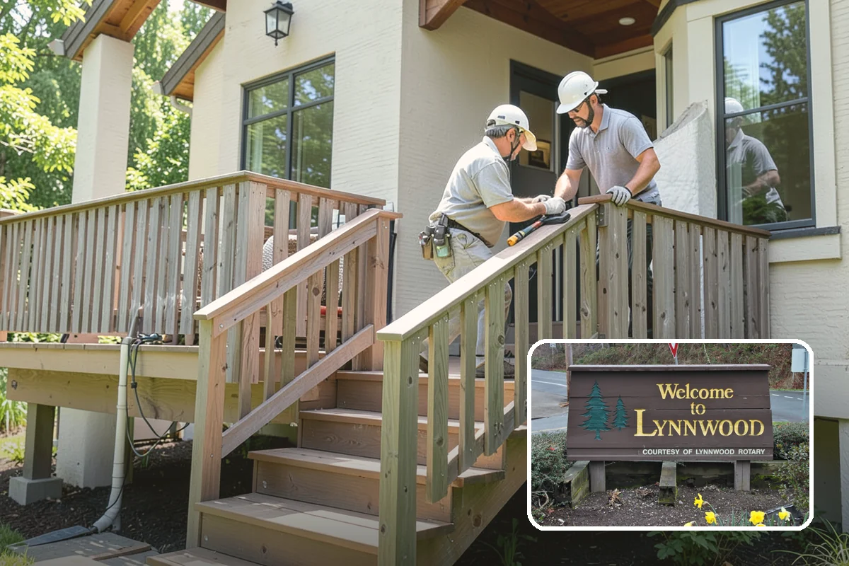 Glass Enclosure Installation in Lynnwood, Snohomish County, WA - Wind and rain protection with open views