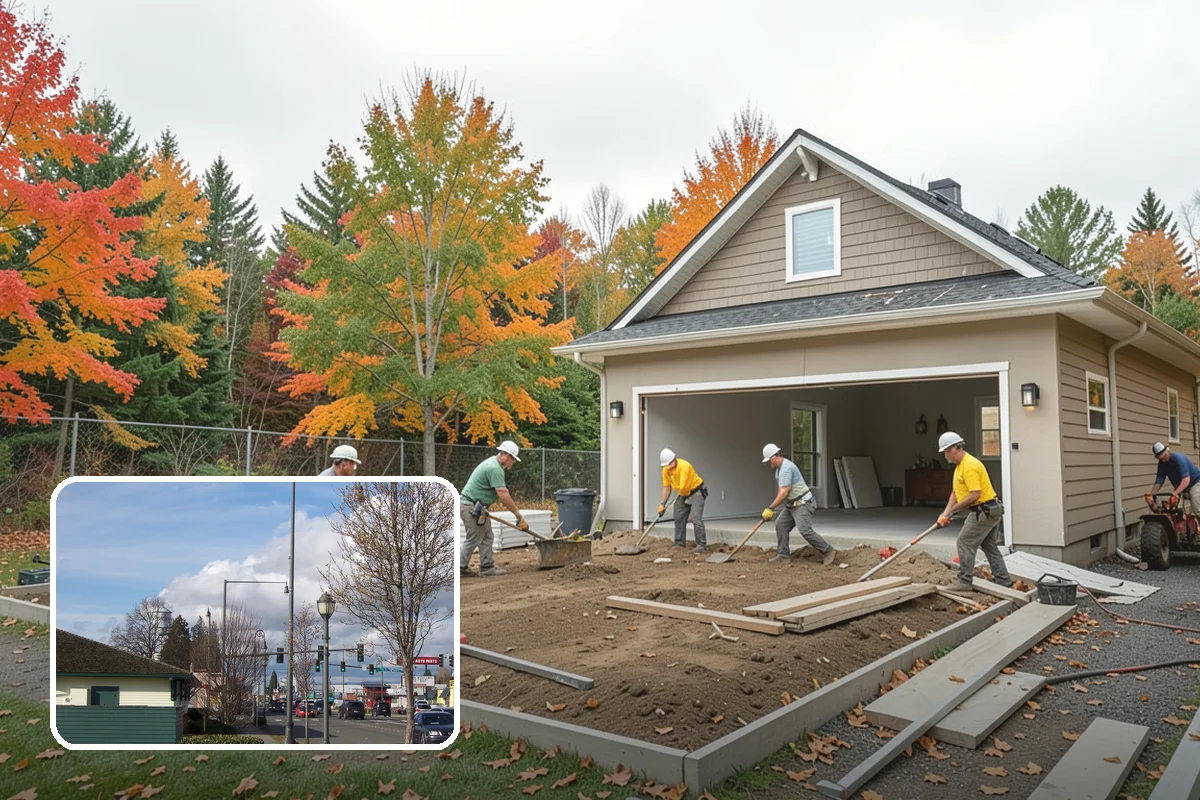 Glass Enclosure Installation in Marysville, Snohomish County, WA - Wind and rain protection with open views