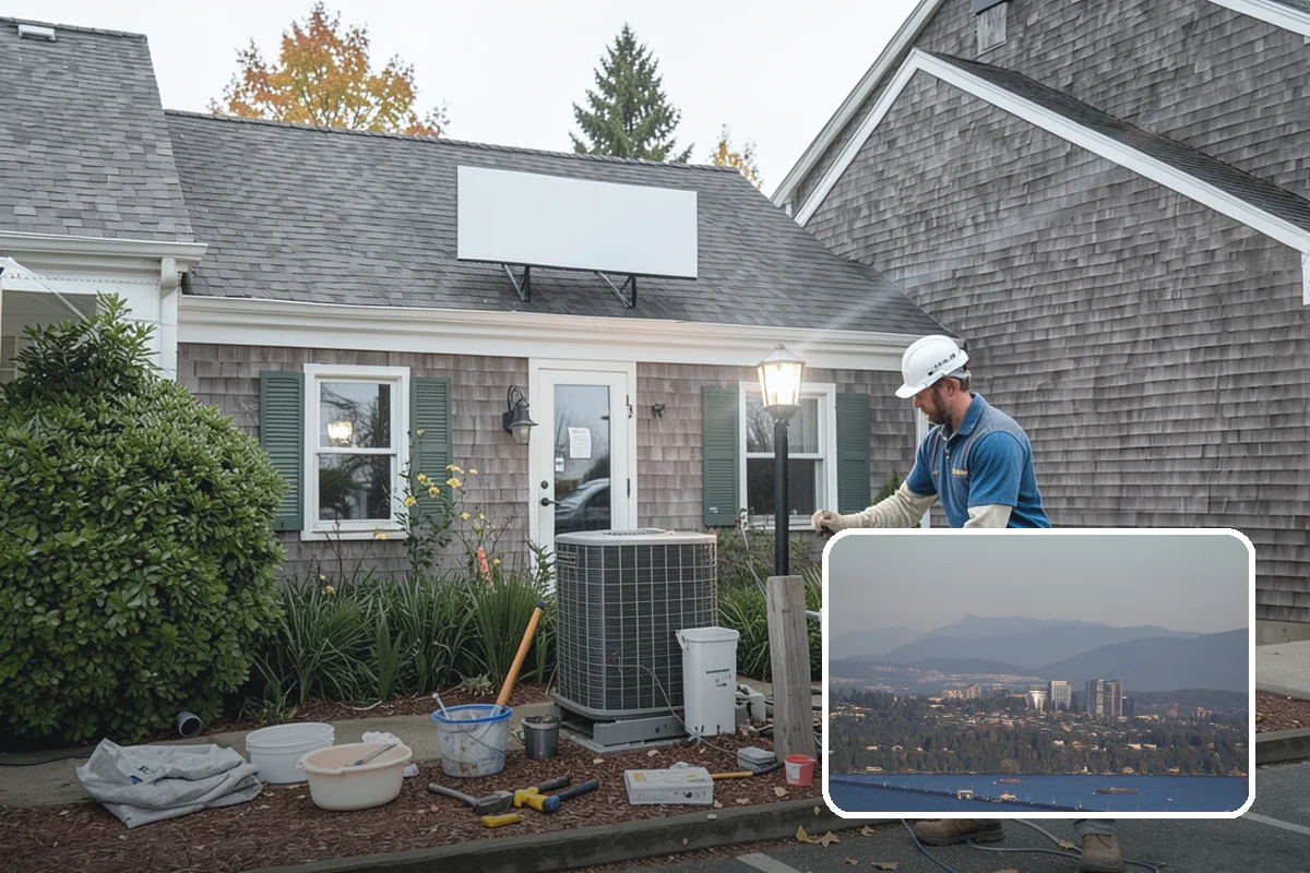 Glass Enclosure Installation in Medina, King County, WA - Wind and rain protection with open views