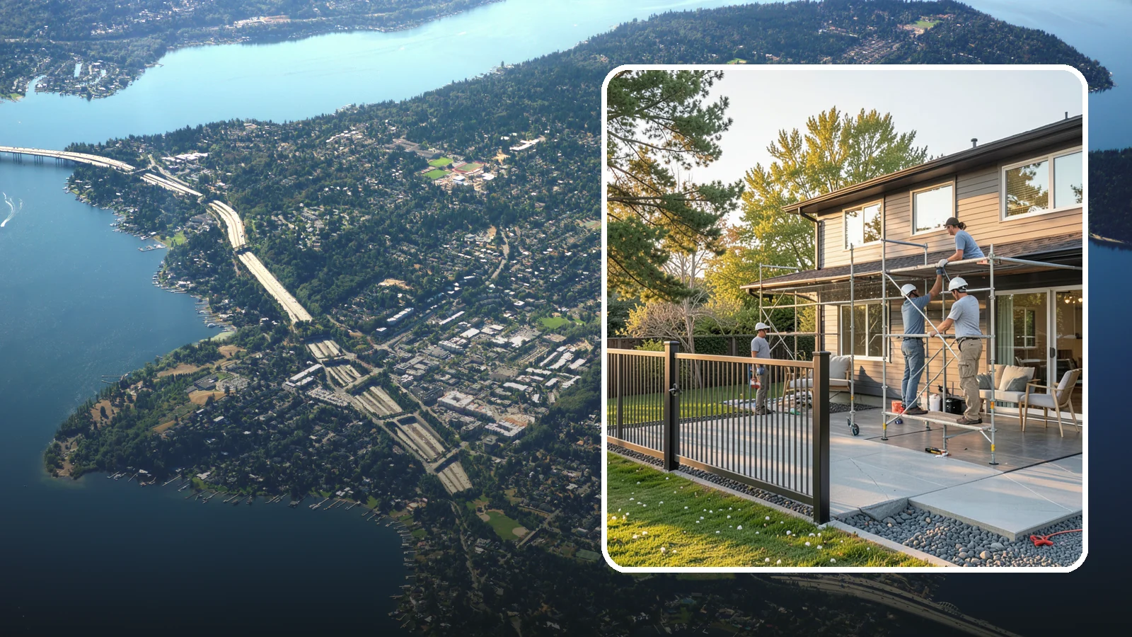 Glass Enclosure Installation in Mercer Island, King County, WA - Installation of glass panel systems that enclose patios, porches, or entryways.
