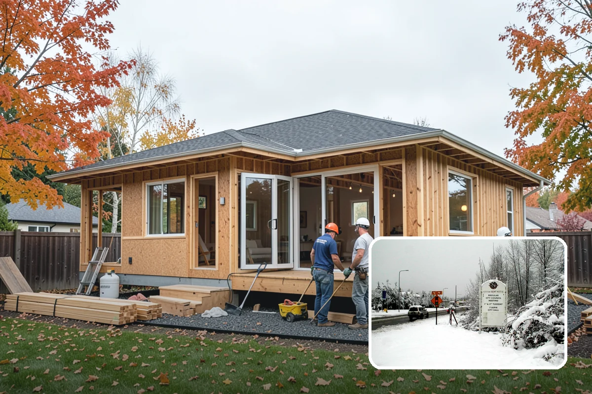Glass Enclosure Installation in Newcastle, King County, WA - Wind and rain protection with open views