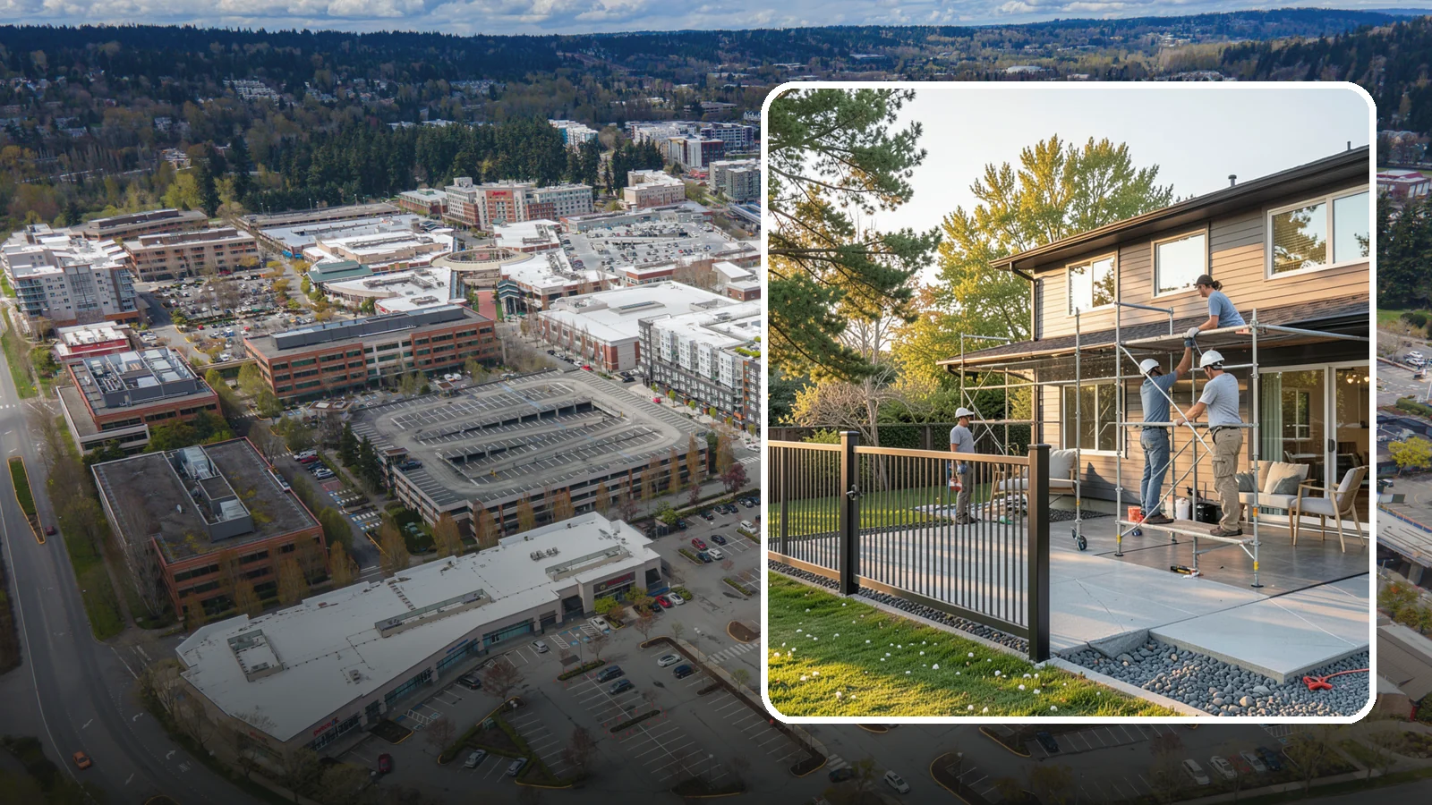 Glass Enclosure Installation in Redmond, King County, WA - Installation of glass panel systems that enclose patios, porches, or entryways.