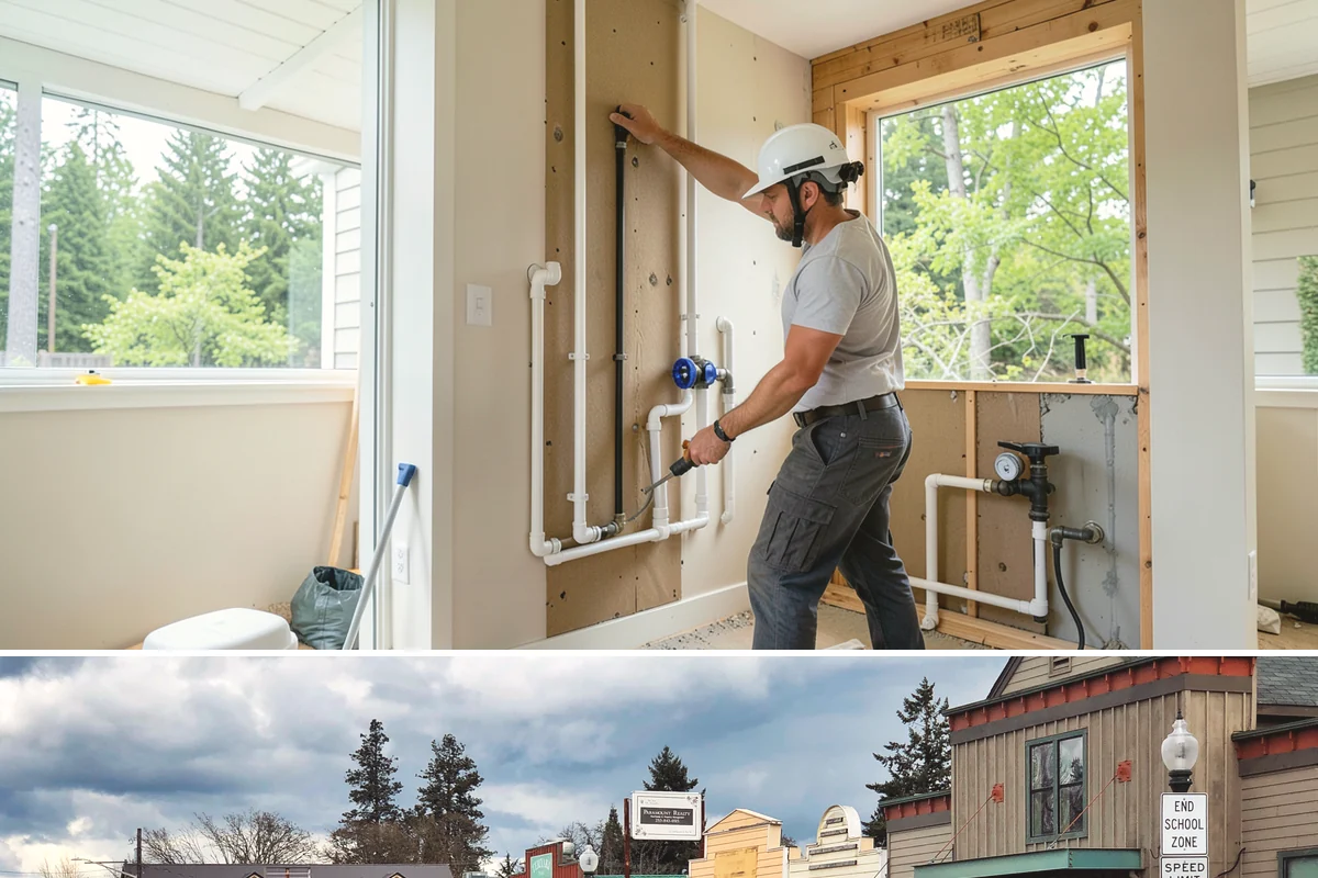 Glass Enclosure Installation in Roy, Pierce County, WA - We install and seal glass enclosures during dry stretches to lock out moisture from the start.