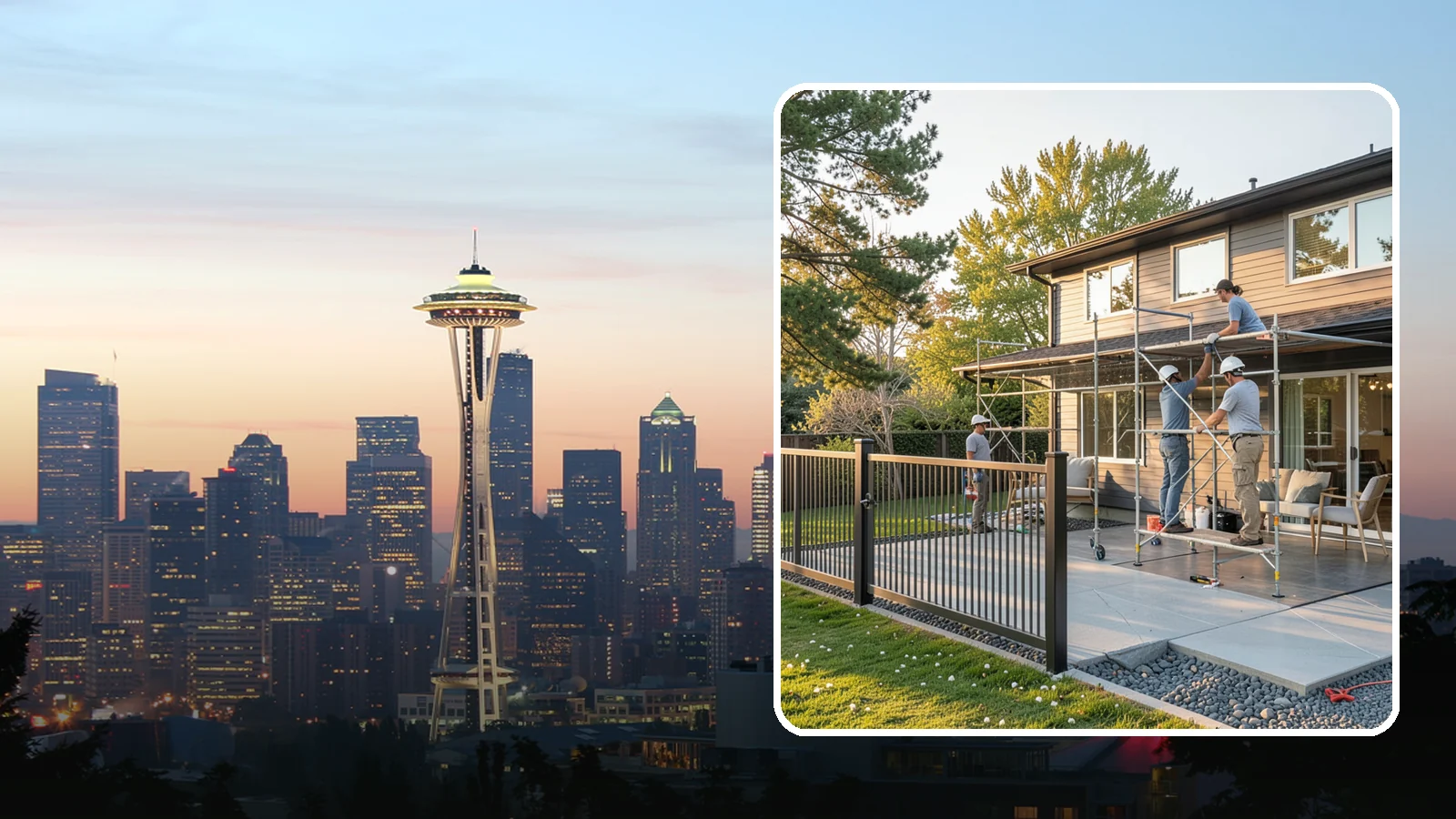 Glass Enclosure Installation in Seattle, King County, WA - Installation of glass panel systems that enclose patios, porches, or entryways.