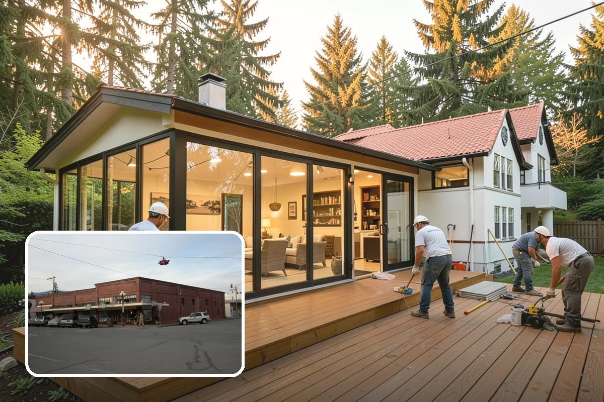 Glass Enclosure Installation in Sedro-Woolley, Skagit County, WA - Wind and rain protection with open views