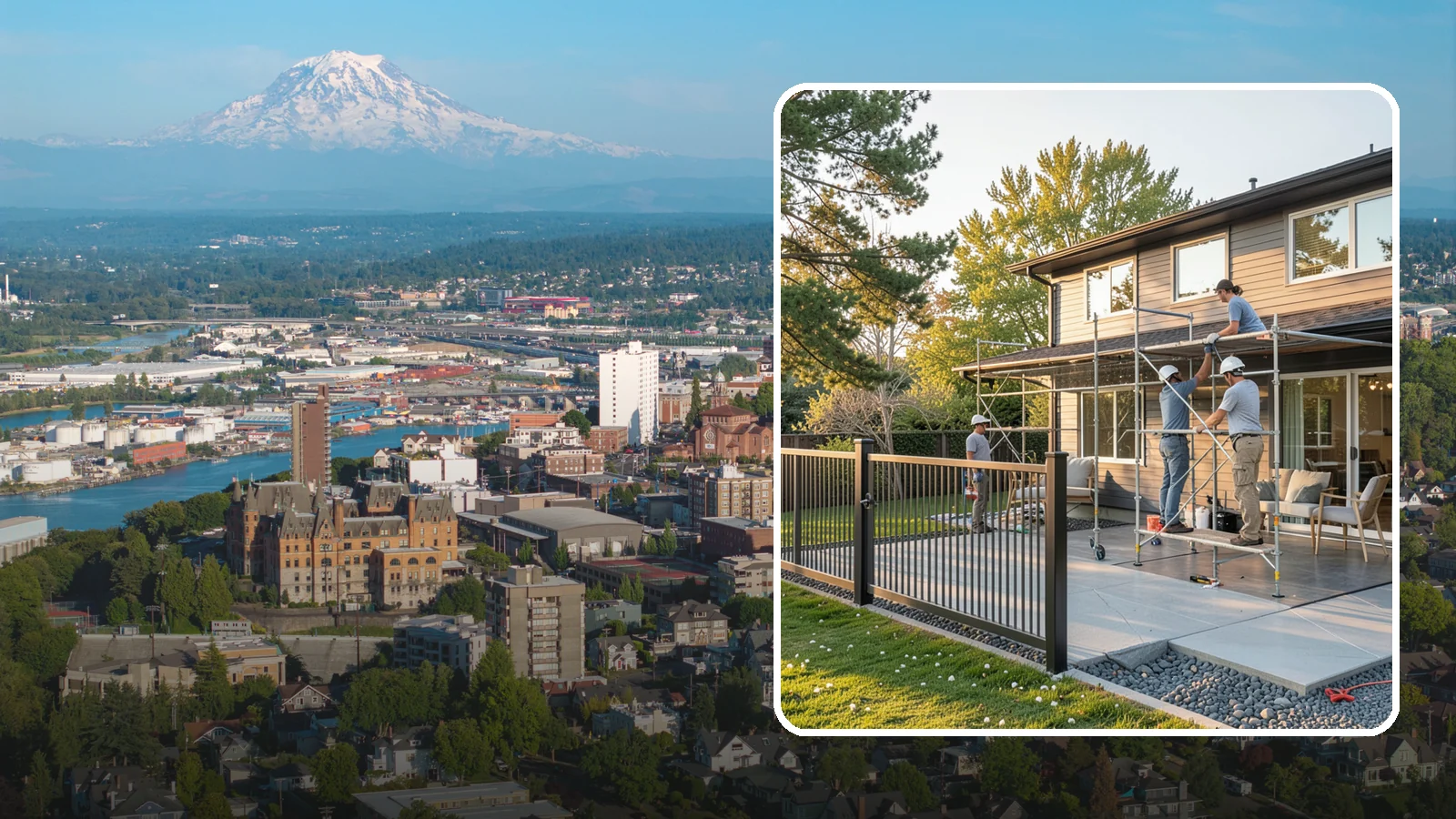Glass Enclosure Installation in Tacoma, Pierce County, WA - Installation of glass panel systems that enclose patios, porches, or entryways.