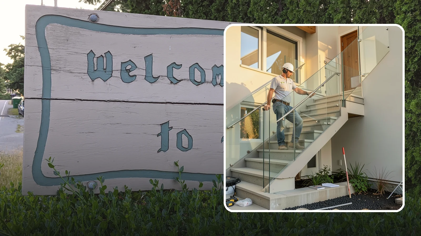 Glass Railing Installation in Brier, Snohomish County, WA - Tempered glass railings that add safety and light-filled openness to any stair or landing.