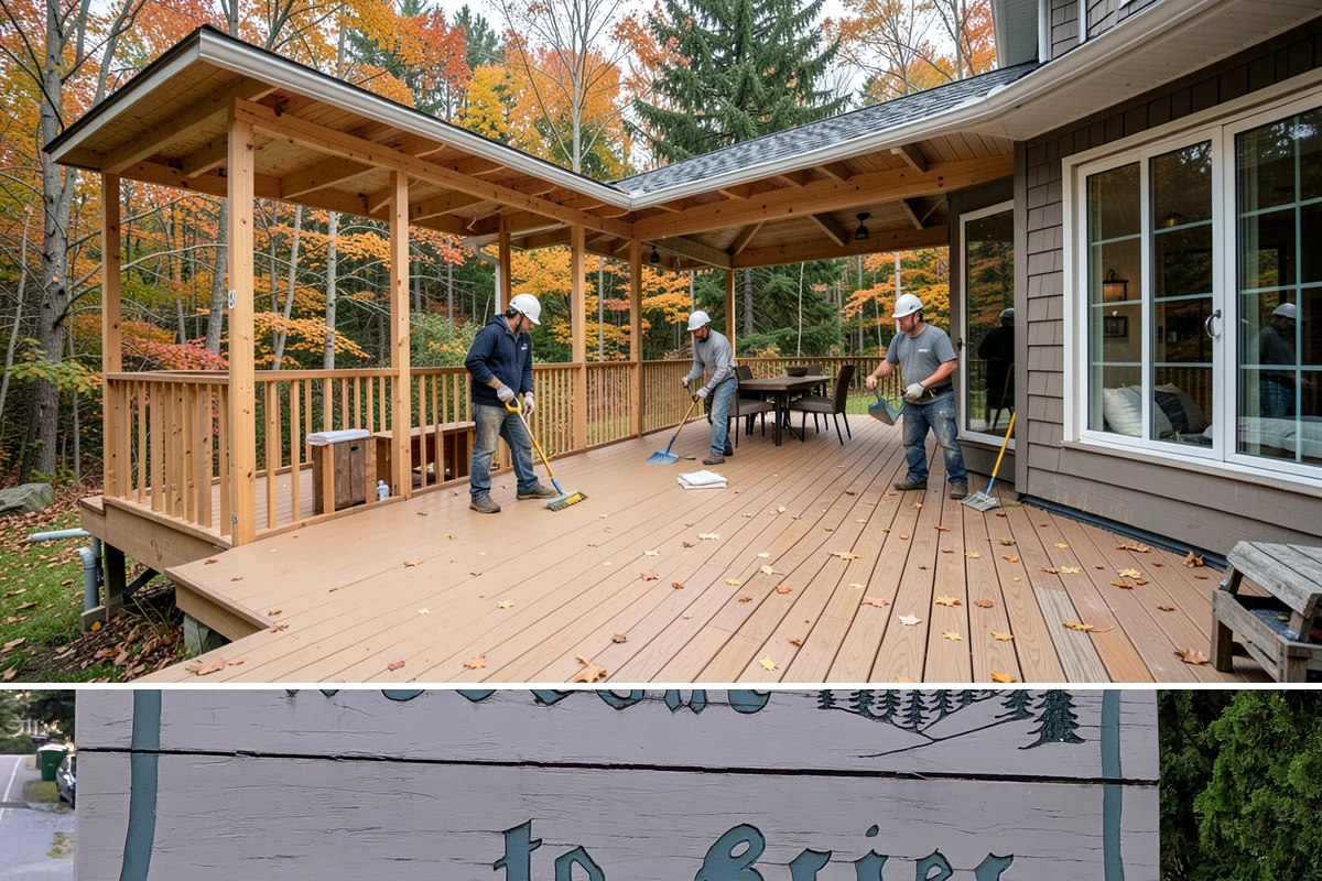 Glass Railing Installation in Brier, Snohomish County, WA - Glass railing work is precise indoor installation suited to any time of year.