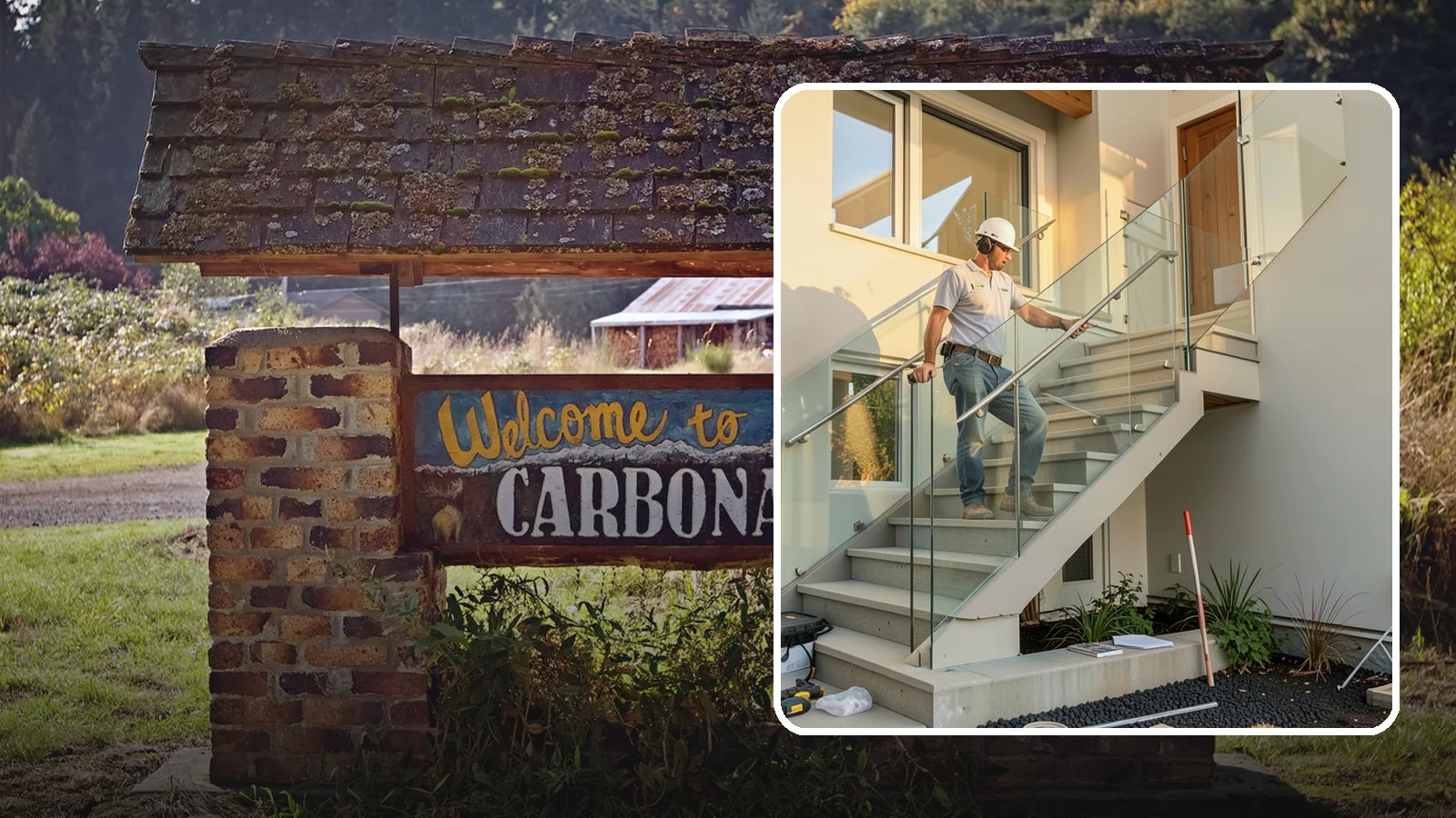 Glass Railing Installation in Carbonado, Pierce County, WA - Tempered glass railings that add safety and light-filled openness to any stair or landing.