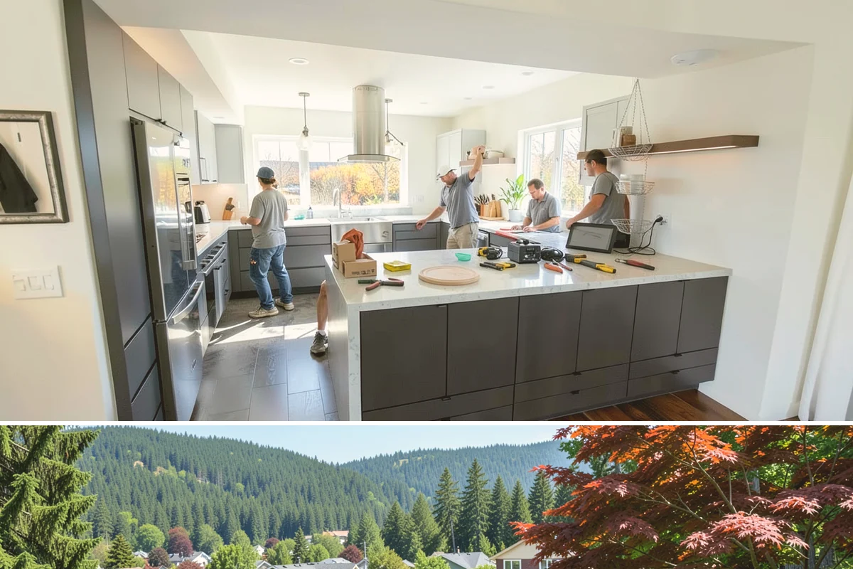 Glass Railing Installation in Index, Snohomish County, WA - Glass railing work is precise indoor installation suited to any time of year.