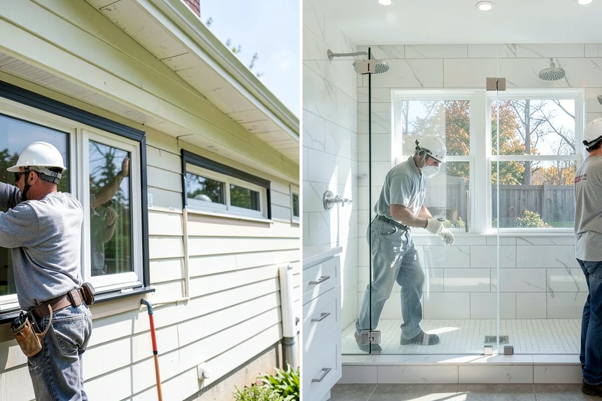 Glass Railing Installation in Lakewood, Pierce County, WA - Measure openings and order tempered glass to fit