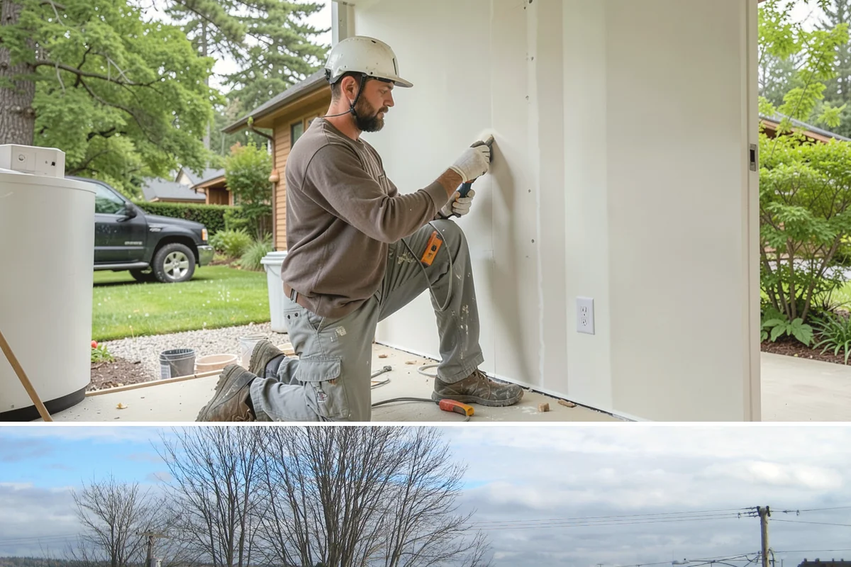 Glass Railing Installation in Langley, Island County, WA - Glass railing work is precise indoor installation suited to any time of year.