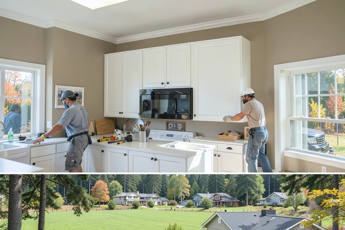 Glass Railing Installation in Lyman, Skagit County, WA - Glass railing work is precise indoor installation suited to any time of year.