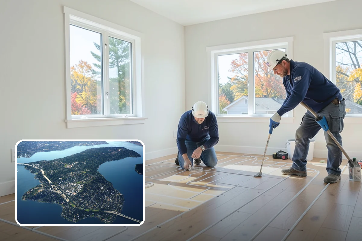 Glass Railing Installation in Mercer Island, King County, WA - Unobstructed views and a bright, open feel
