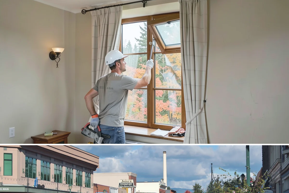 Glass Railing Installation in Monroe, Snohomish County, WA - Glass railing work is precise indoor installation suited to any time of year.
