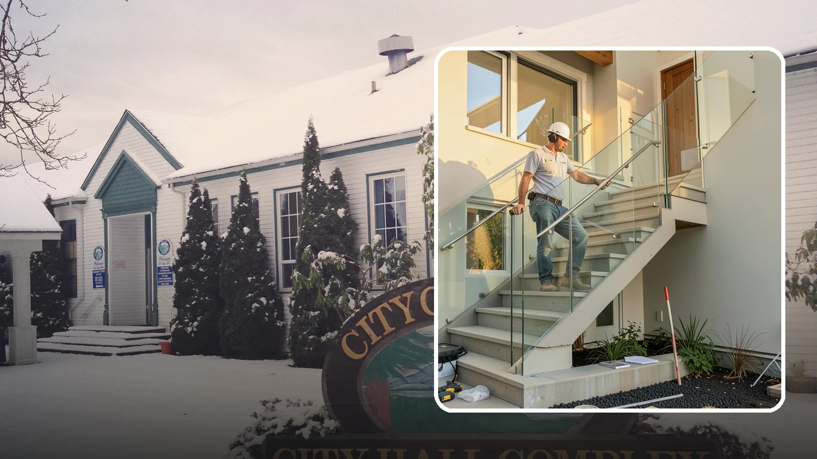 Glass Railing Installation in Pacific, King County, WA - Tempered glass railings that add safety and light-filled openness to any stair or landing.