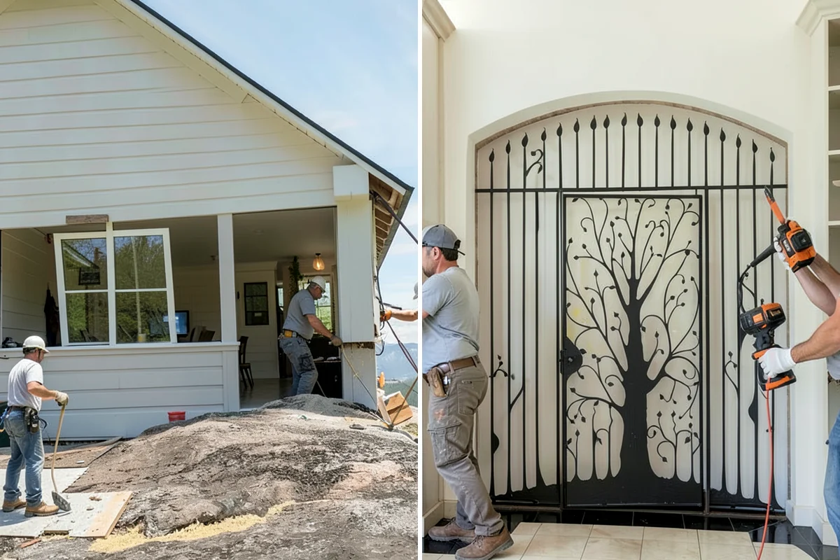 Glass Railing Installation in SeaTac, King County, WA - Measure openings and order tempered glass to fit