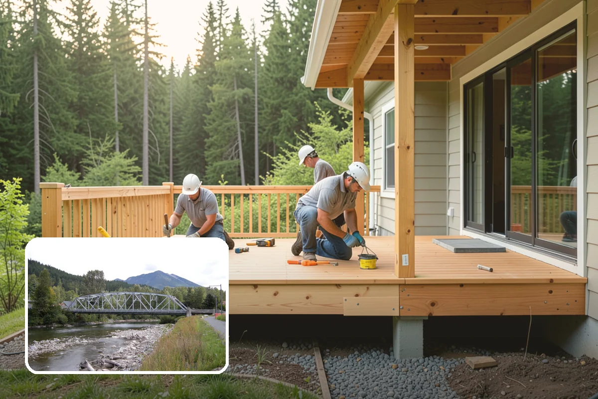 Glass Railing Installation in Skykomish, King County, WA - Unobstructed views and a bright, open feel