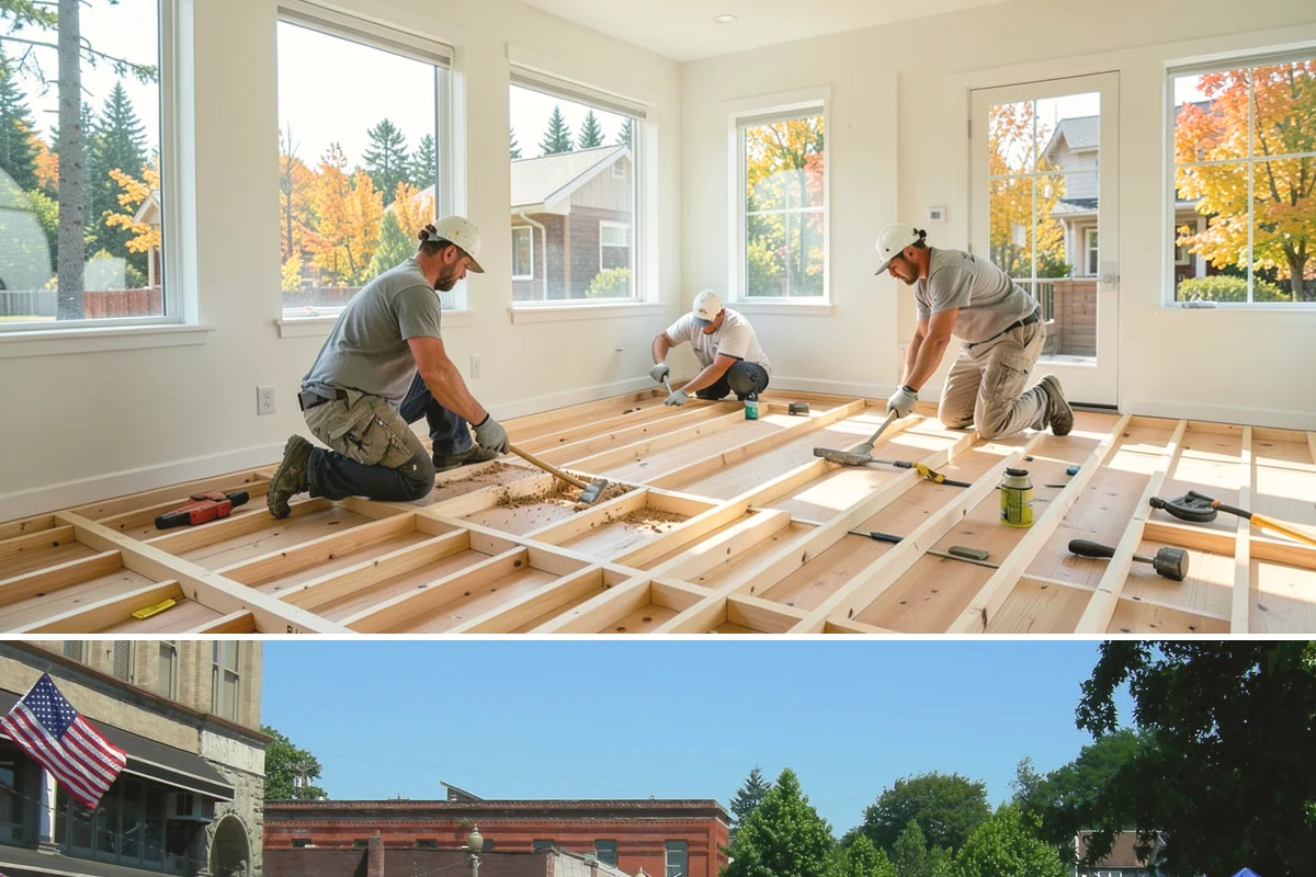 Glass Railing Installation in Snohomish, Snohomish County, WA - Glass railing work is precise indoor installation suited to any time of year.