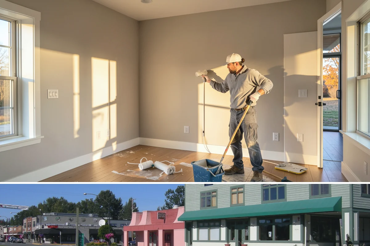 Glass Railing Installation in Snoqualmie, King County, WA - Glass railing work is precise indoor installation suited to any time of year.