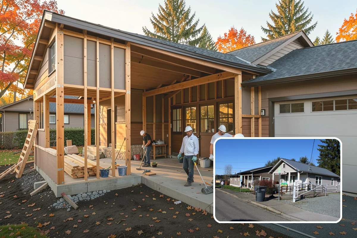 Glass Railing Installation in South Prairie, Pierce County, WA - Unobstructed views and a bright, open feel
