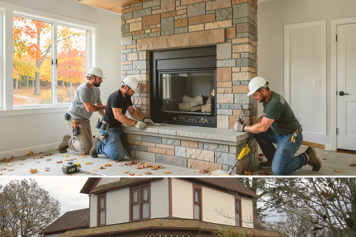 Glass Railing Installation in Sumner, Pierce County, WA - Glass railing work is precise indoor installation suited to any time of year.