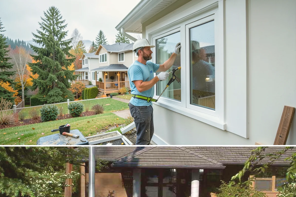 Glass Railing Installation in Yarrow Point, King County, WA - Glass railing work is precise indoor installation suited to any time of year.