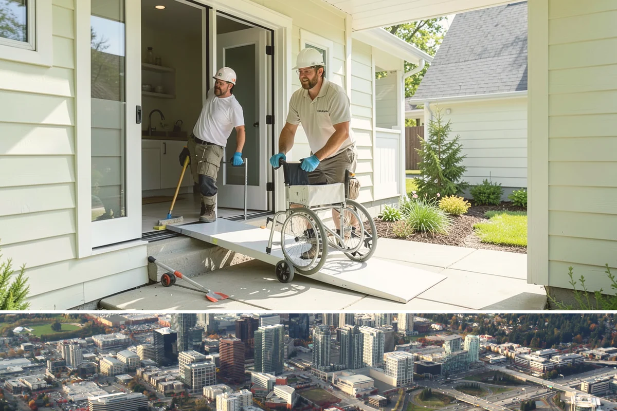 Grab Bar Installation in Bellevue, King County, WA - Grab bar installation is a fast, any-season upgrade that can be completed in a single visit regardless of weather.