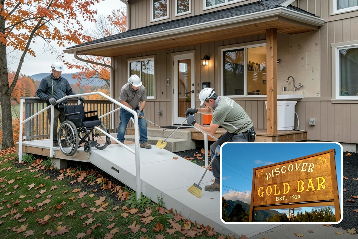 Grab Bar Installation in Gold Bar, Snohomish County, WA - Bars anchored into studs or added blocking for genuine load capacity