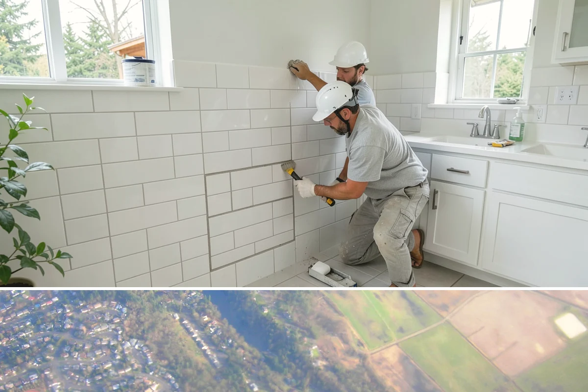 Granite Countertop Installation in Algona, King County, WA - Granite installs indoors year-round, letting you upgrade your kitchen even through the rainy Western Washington winter.