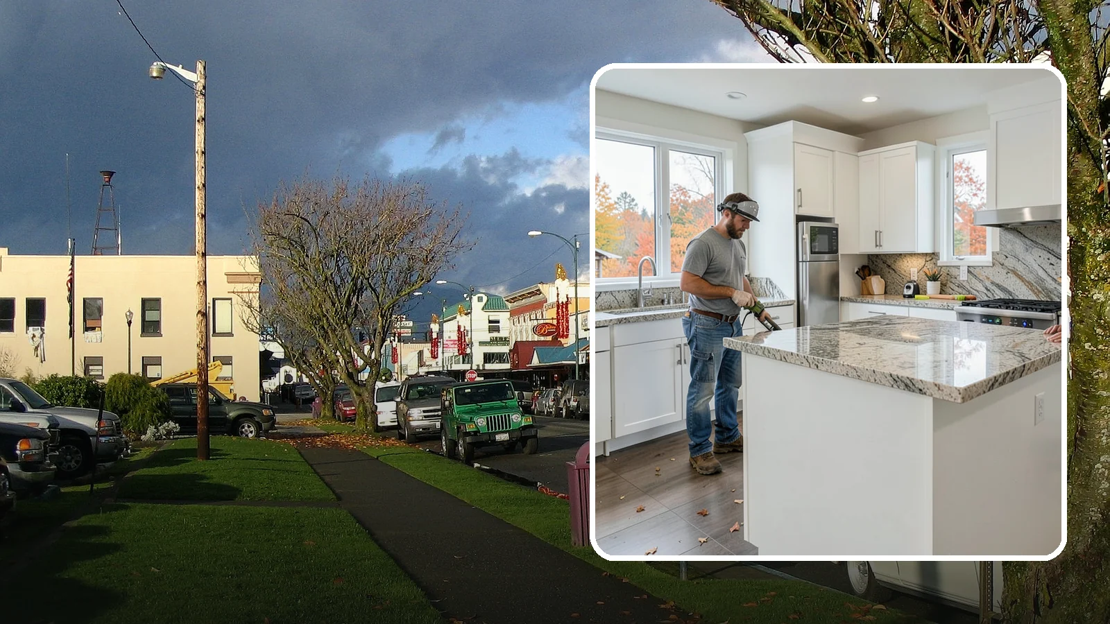Granite Countertop Installation in Arlington, Snohomish County, WA - Natural granite countertop installation offering one-of-a-kind stone patterns and rugged heat-resistant durability.