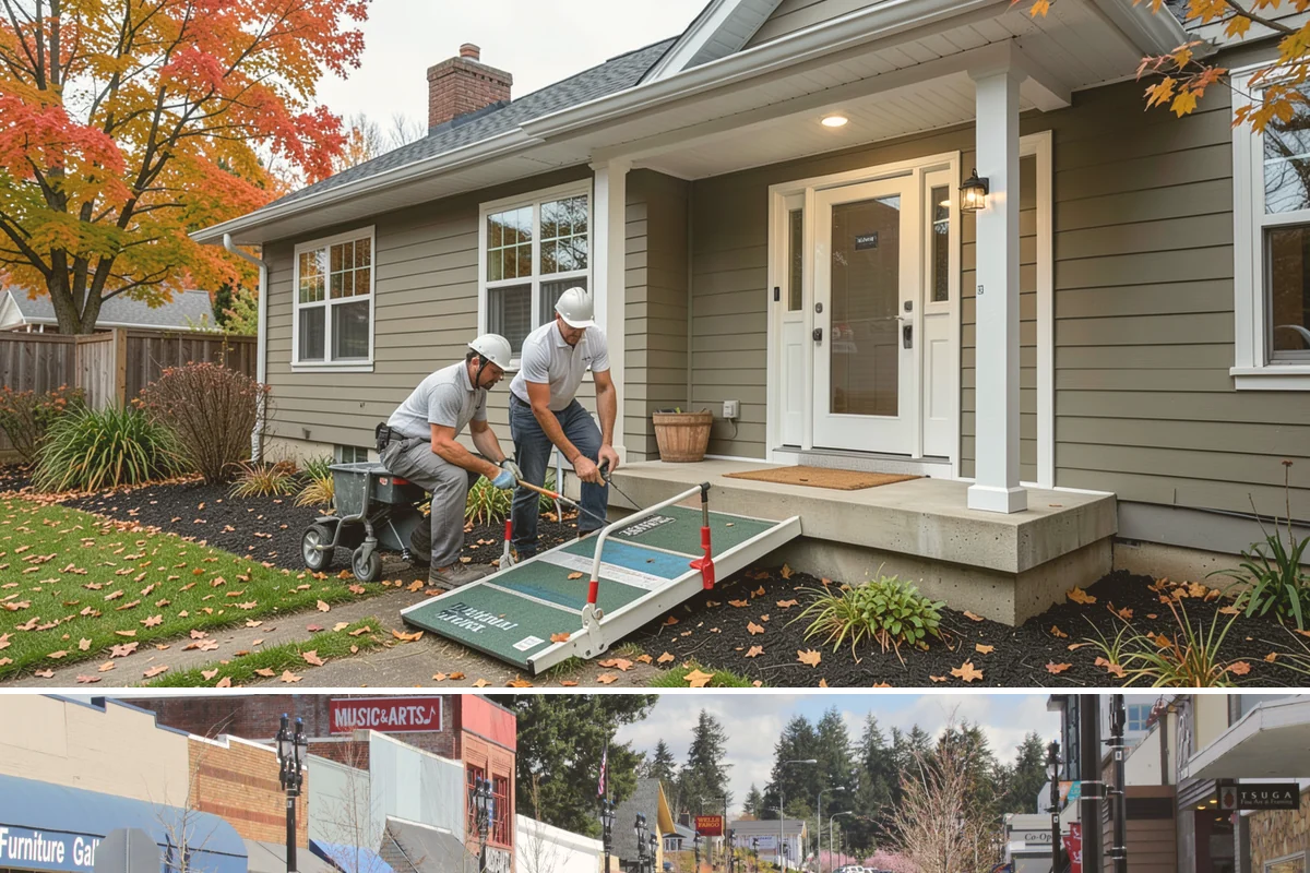 Granite Countertop Installation in Bothell, King County, WA - Granite installs indoors year-round, letting you upgrade your kitchen even through the rainy Western Washington winter.