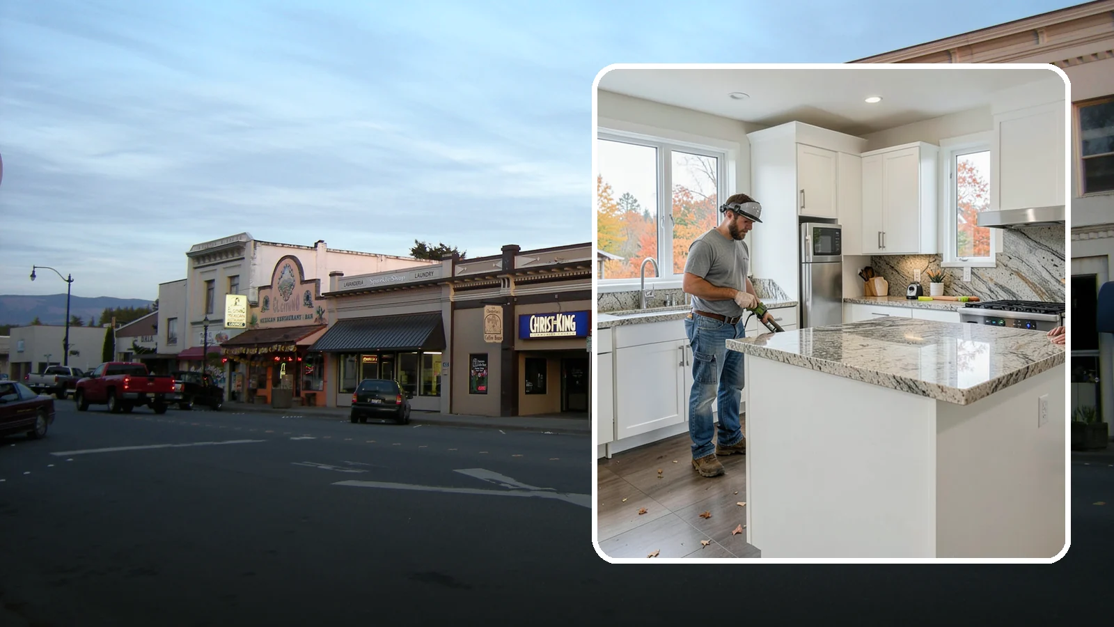 Granite Countertop Installation in Burlington, Skagit County, WA - Natural granite countertop installation offering one-of-a-kind stone patterns and rugged heat-resistant durability.