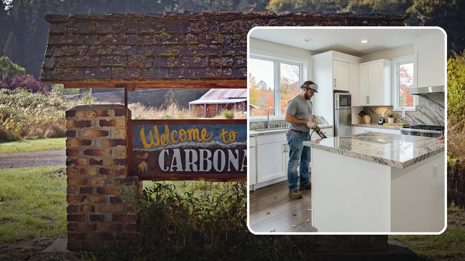 Granite Countertop Installation in Carbonado, Pierce County, WA - Natural granite countertop installation offering one-of-a-kind stone patterns and rugged heat-resistant durability.