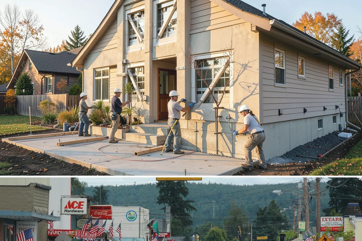 Granite Countertop Installation in Carnation, King County, WA - Granite installs indoors year-round, letting you upgrade your kitchen even through the rainy Western Washington winter.