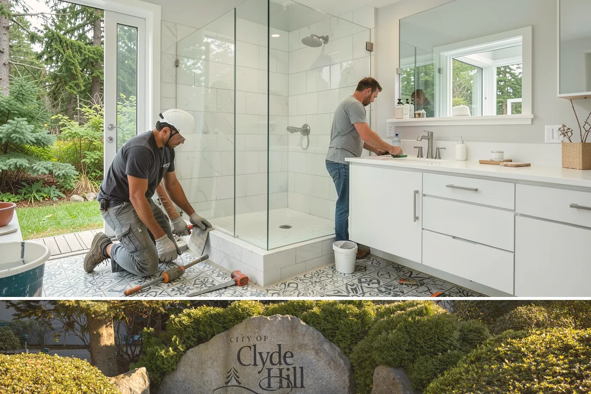 Granite Countertop Installation in Clyde Hill, King County, WA - Granite installs indoors year-round, letting you upgrade your kitchen even through the rainy Western Washington winter.