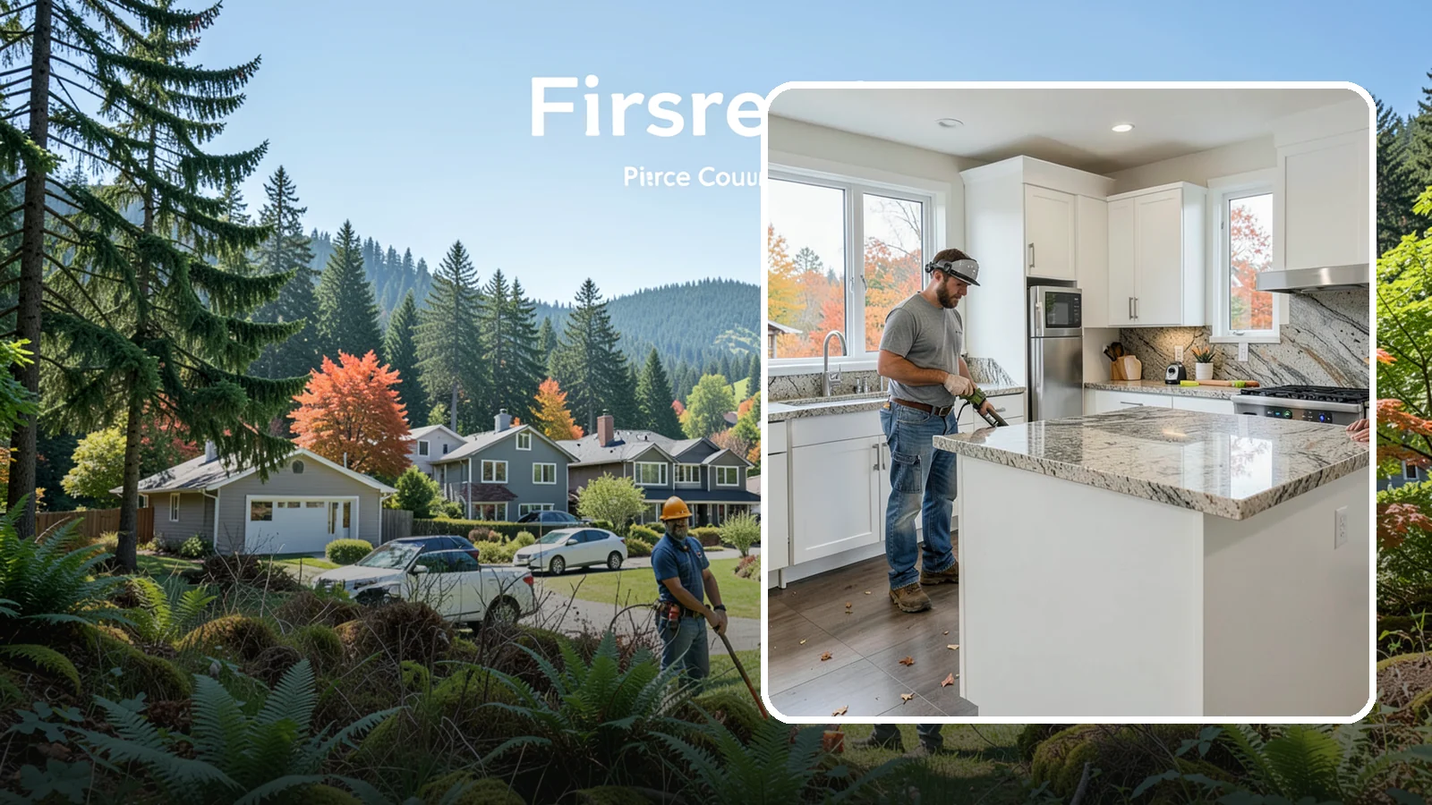 Granite Countertop Installation in Fircrest, Pierce County, WA - Natural granite countertop installation offering one-of-a-kind stone patterns and rugged heat-resistant durability.
