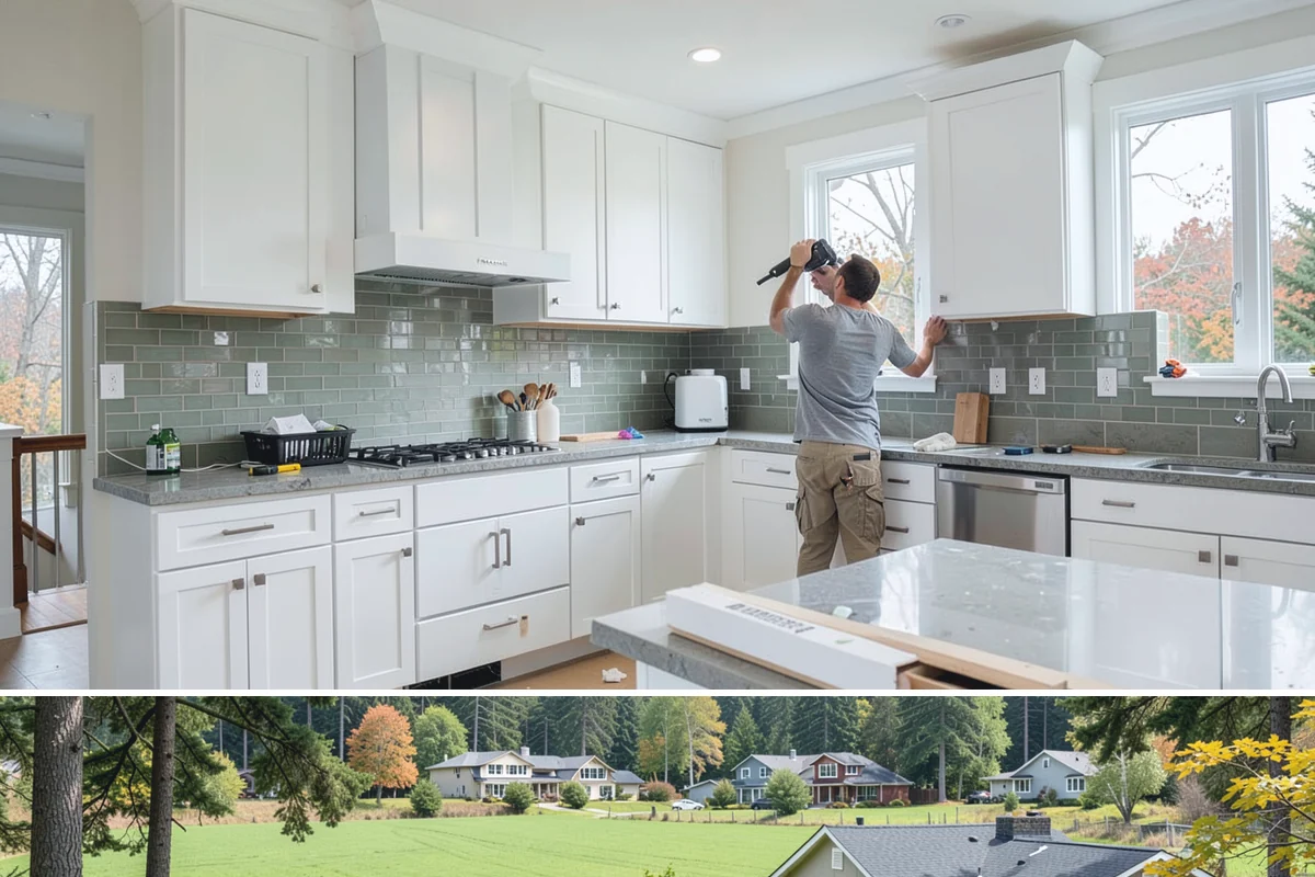 Granite Countertop Installation in Lyman, Skagit County, WA - Granite installs indoors year-round, letting you upgrade your kitchen even through the rainy Western Washington winter.