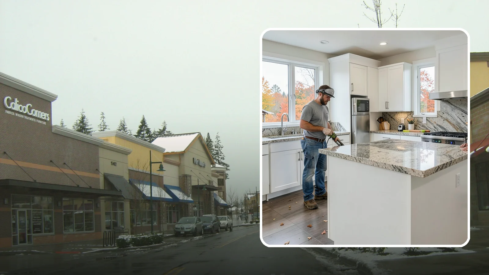 Granite Countertop Installation in Mill Creek, Snohomish County, WA - Natural granite countertop installation offering one-of-a-kind stone patterns and rugged heat-resistant durability.
