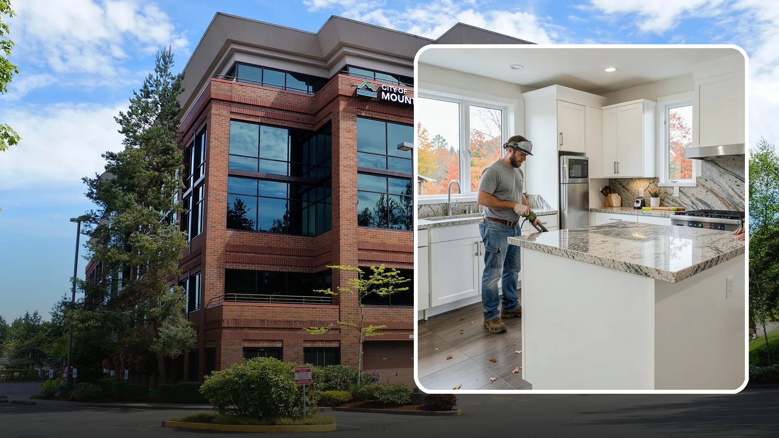 Granite Countertop Installation in Mountlake Terrace, Snohomish County, WA - Natural granite countertop installation offering one-of-a-kind stone patterns and rugged heat-resistant durability.