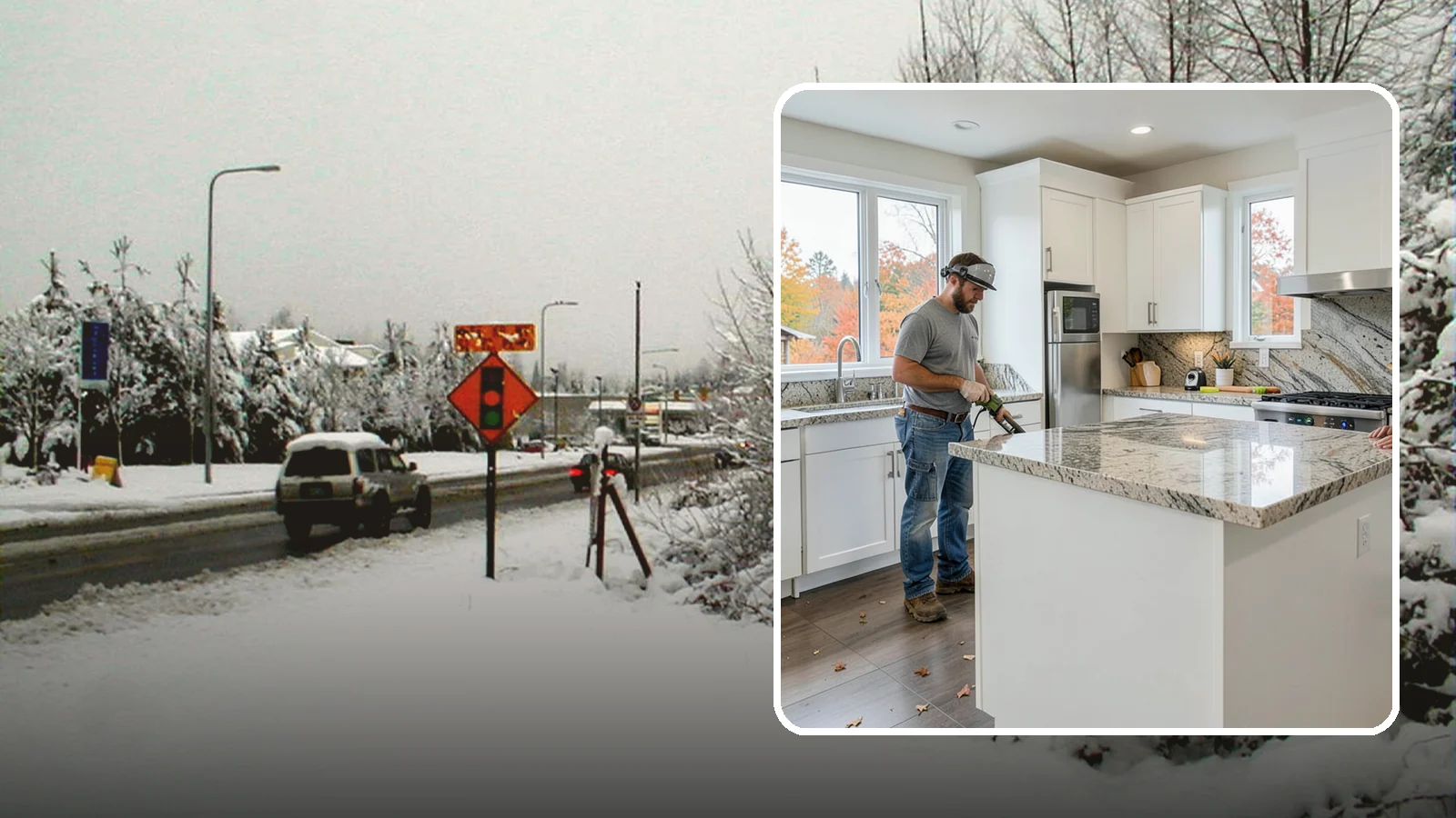 Granite Countertop Installation in Newcastle, King County, WA - Natural granite countertop installation offering one-of-a-kind stone patterns and rugged heat-resistant durability.