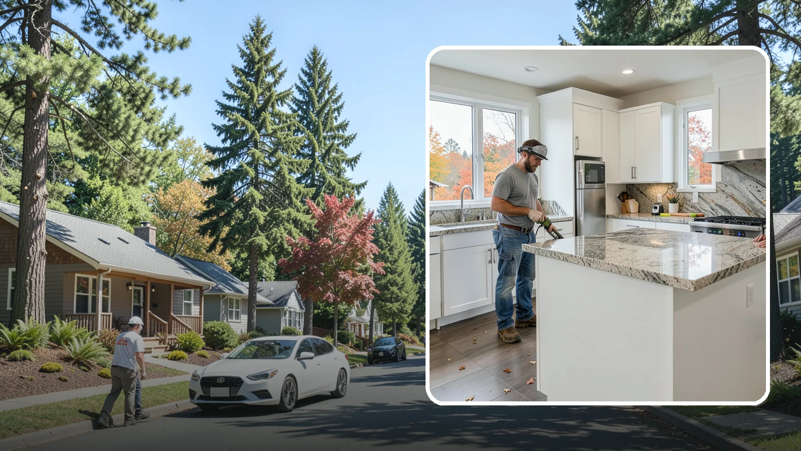 Granite Countertop Installation in Orting, Pierce County, WA - Natural granite countertop installation offering one-of-a-kind stone patterns and rugged heat-resistant durability.
