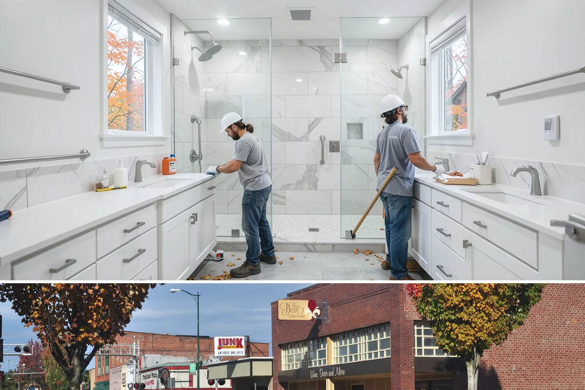 Granite Countertop Installation in Puyallup, Pierce County, WA - Granite installs indoors year-round, letting you upgrade your kitchen even through the rainy Western Washington winter.
