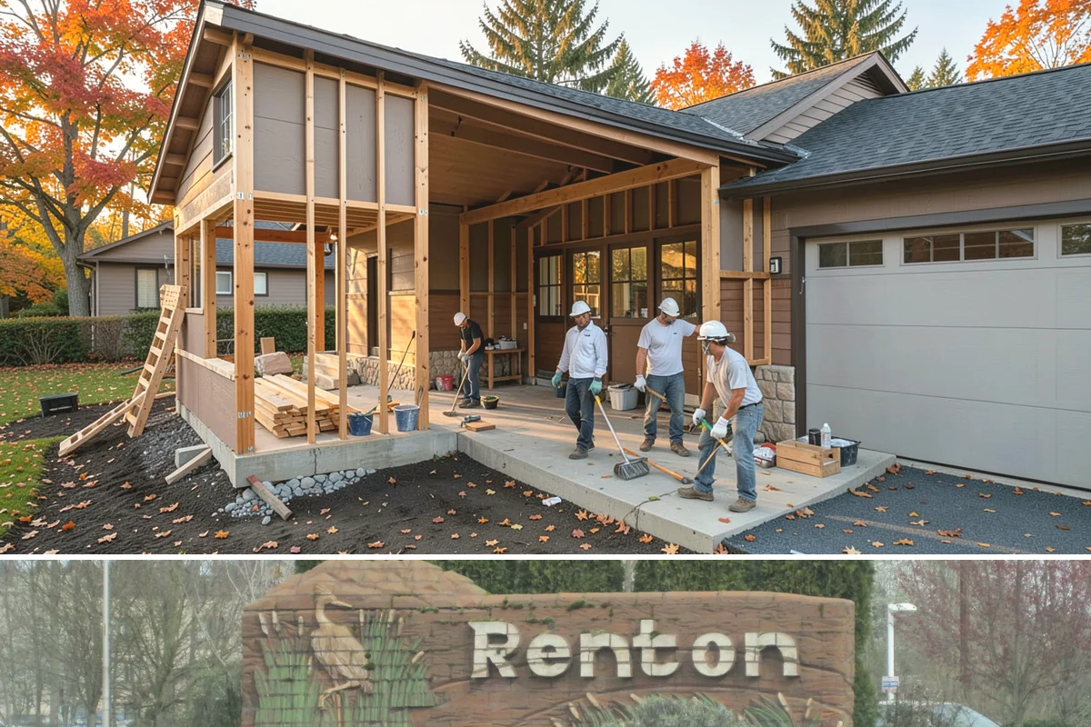 Granite Countertop Installation in Renton, King County, WA - Granite installs indoors year-round, letting you upgrade your kitchen even through the rainy Western Washington winter.