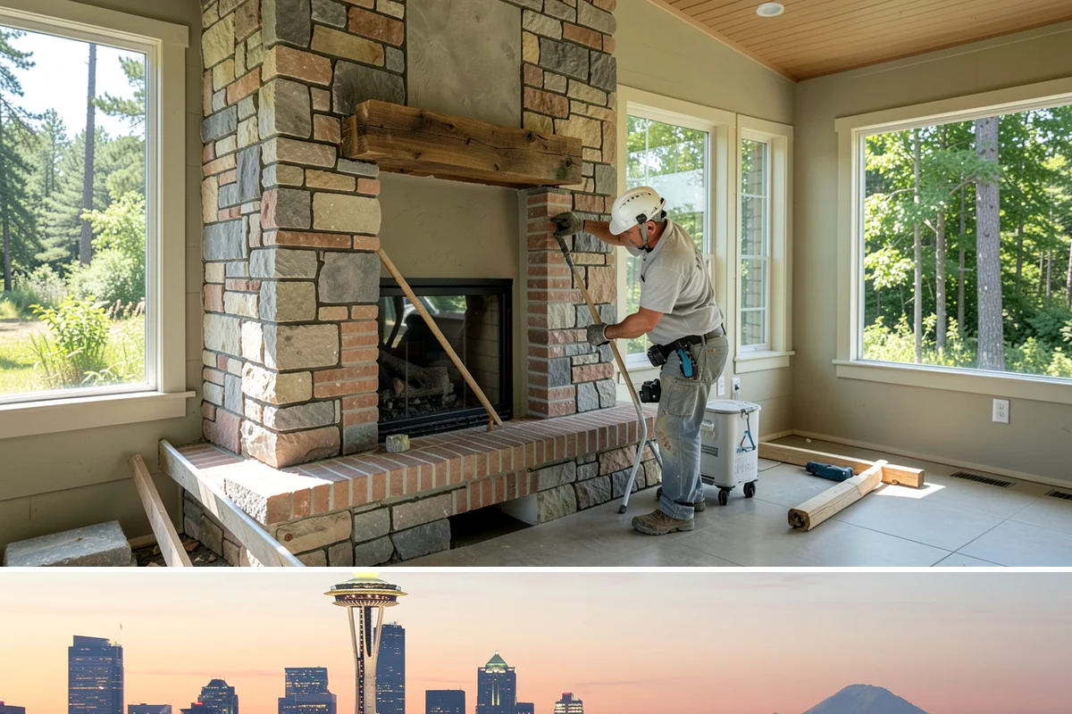Granite Countertop Installation in Seattle, King County, WA - Granite installs indoors year-round, letting you upgrade your kitchen even through the rainy Western Washington winter.