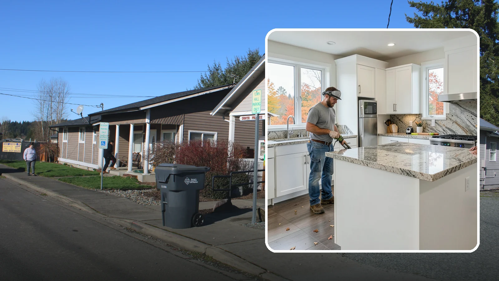 Granite Countertop Installation in South Prairie, Pierce County, WA - Natural granite countertop installation offering one-of-a-kind stone patterns and rugged heat-resistant durability.